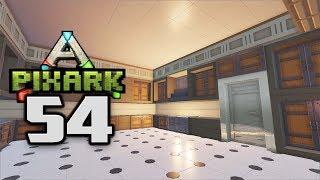 KITCHEN BUILDING & CABINET DESIGN! - Let's Play PixARK Gameplay Part 54 (PixARK Pooping Evolved)