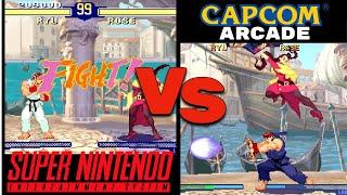 When the SNES Tried to Be Capcom’s CPS Arcade: A Retro Game Comparison