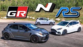 GR Corolla vs Focus RS vs Kona N – Waking the Dead | Everyday Driver TV