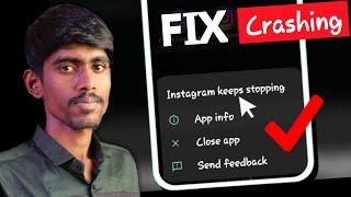 ⭕Final Solution | Instagram Keeps Stopping crashing Problem | How To FIX Keeps stopping Problem 2024