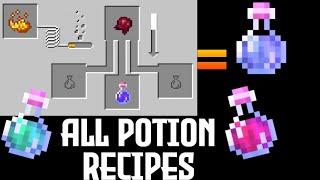 Minecraft: All Potions Brewing Recipe For Beginners |