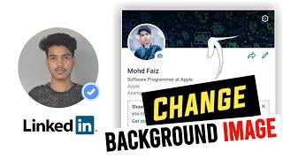 How to change linkedin cover photo on mobile in hindi | Linkedin background image change