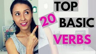 Basic English: Top 20 Most Common Verbs In English - Lesson 21
