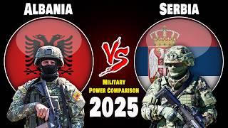 Albania vs Serbia Military Power Comparison 2025 | Serbia vs Albania Military Power 2025