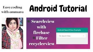 Create searchview with recyclerview android | filter searchview with suggestions | 2023 updated