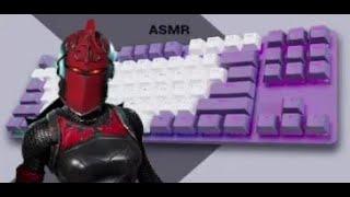 ASMR|Red Square Keyrox TKL G3ms Purple|Fortnite building