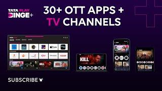 Tata Play Binge+: The Smart Set-Top Box | Get 30+ OTT Apps + TV Channels, All in One Place!