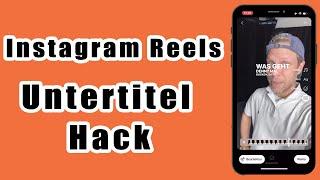  Instagram Reels Hack – automatische Untertitel erstellen | #FragdenDan #einfachdan