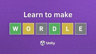 How to make Wordle in Unity (Complete Tutorial) ️