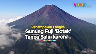 LANGKA! Gunung Fuji Tanpa Salju dalam 130 Tahun