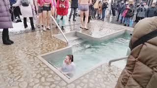 ICE HOLE BATHING 2025/ #288 WINTER SWIMMING/ COLD WATER/ EPIPHANY BAPTISM/