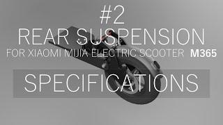 Rear Suspension For Xiaomi Mijia M365 Konyk 2# Specifications