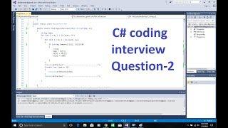 C# coding interview Question-2 How to arrange Strings without using Sort() method | Made it Simple