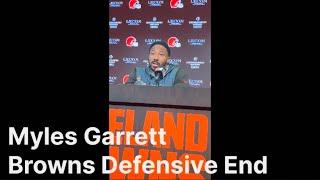 Myles Garrett on his future with the Browns