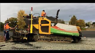 MOBA Laser Leveling on Paver