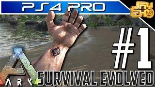 ARK on PS4 PRO - EP 1 - How to Level Fast Ark