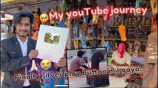 Finally Silver play button milgaya || My youTube journey || #youtuber #silverplaybutton