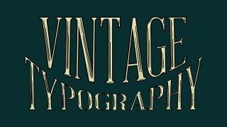Part 1 : Vintage Text Tutorial In Adobe Illustrator CS6
