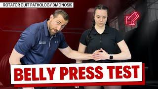 Belly Press Test for Rotator Cuff Pain Assessment