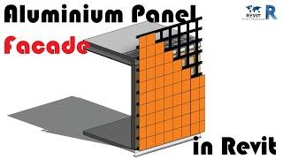 Aluminium Panel With Section Details in Revit | How to