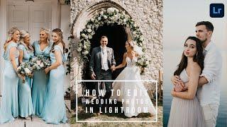 How to edit wedding photos in Lightroom | Lightroom presets for Photographers | Lightroom Tutorial