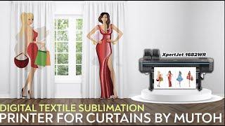 Digital Textile Sublimation Printer for Curtains by Mutoh