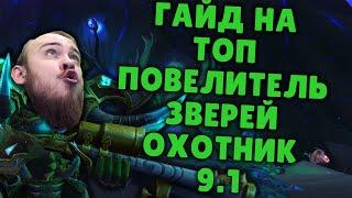 ПОВЕЛИТЕЛЬ ЗВЕРЕЙ ОХОТНИК ШАДОУЛЕДС ПАТЧ 9.1 КОВЕНАНТЫ ТАЛАНТЫ РОТАЦИЯ  SHADOWLANDS WOW PVE IVELKNOW