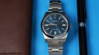 Rolex Oyster Perpetual 41 Blue Dial - A Close up look in 3 min.