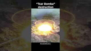 Tsar Bomba Destruction in perspective! ️