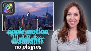 Apple Motion Highlight Tutorial