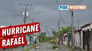 Hurricane Rafael Emerges In Gulf of Mexico After Slamming Cuba