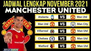 Jadwal Lengkap Manchester United November 2021