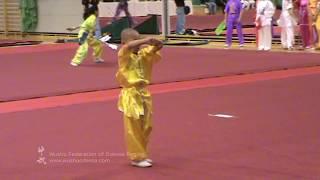 Ground tumbling boxing - Ditangquan - little Chinese child