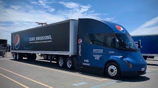 Pepsico explaining how it uses Tesla Semi electric trucks