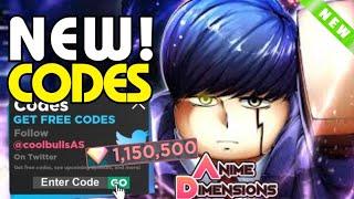 ALL NEW WORKING CODES 2024 | ANIME DIMENSIONS CODES | ROBLOX ANIME DIMENSIONS