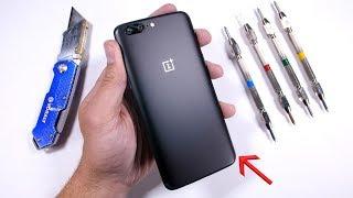 OnePlus 5 Durability Test! Scratch - Burn - BEND Tested