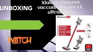 Xiaomi shunzao ultralight vacuum cleaner silent unboxing 