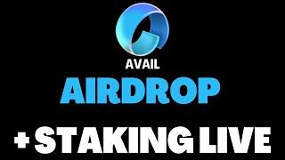 Avail Airdrop ️ Tokens Now On Your Wallet + Staking Live 🪂