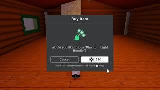 BUYING PHANTOM LIGHT BUNDLE (NEW) AND SPOOKY SET! | FLEE THE FACILITY