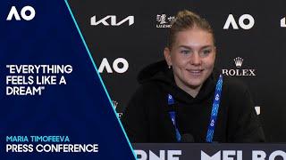 Maria Timofeeva Press Conference | Australian Open 2024 Second Round