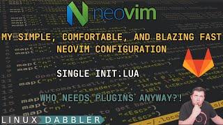 pluginless neovim