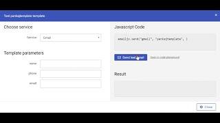 Send Email using Javascript in ReactJs and EmailJS api. Step #1