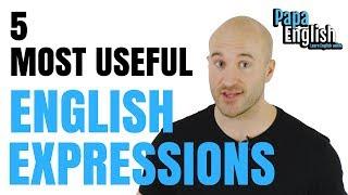 5 MOST USEFUL English expressions that you didn't learn at school!