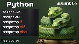 Ветвление в Python. Операторы if, elif, else - на примерах