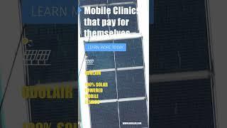 Odulair 100% Solar Powered Mobile Clinic #shorts