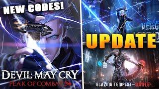 *NEW CODES* BT DANTE BUFFED & EJ VERGIL IS NEXT! also ROULETTE LUCK! (Devil May Cry: Peak of Combat)