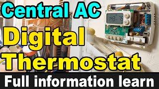 Central ac digital thermostat faulty how know how work thermostat learn very useful information