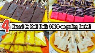 4 KREASI ES ROTI UNIK DAN MENARIK DIJUAL 1000-AN LANGSUNG LUDES!!