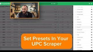 Amazon Wholesale - Setting Your UPC Scraper Presets Using Scan Unlimited