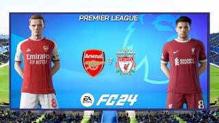 Arsenal vs. Liverpool - PREMIER LEAGUE 24/25 - Ft. Calafiori - 2024 Full Match 4K - FC 24